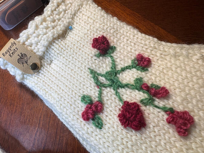 Hand-warmers ~ original sock print